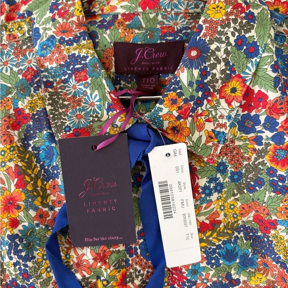 J.Crew Collection Tall Floral Belted Sheath Dress – Size 10 Tall - Picture 11 of 11